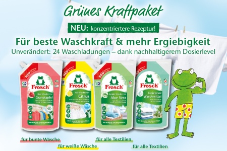 Grünes Kraftpaket von Frosch!